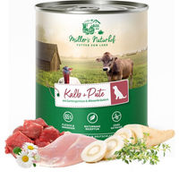 Produktbild von Müller’s Naturhof Hundefutter Kalb und Pute Stückchen in Sauce getreidefrei glutenfrei 6 x 800 g - 6 x 800 g