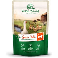 Produktbild von Müller’s Naturhof Katzenfutter Gans und Huhn getreidefrei und glutenfrei 12 x 100 g - 12 x 100 g