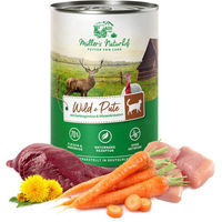 Produktbild von Müller’s Naturhof Katzenfutter Wild und Pute Getreidefrei und Glutenfrei 6 x 400 g - 6 x 400 g