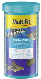 Produktbild von MultiFit Aqua Chips Fischfutter für Bodenfische und Welse 250ml