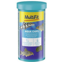 Produktbild von MultiFit Aqua Chips Fischfutter für Bodenfische und Welse 250ml