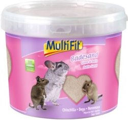 Produktbild von MultiFit Badesand für Chinchilla Degu und Rennmaus aus Naturmaterial 10 kg