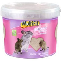 Produktbild von MultiFit Badesand für Chinchilla Degu und Rennmaus aus Naturmaterial 10 kg