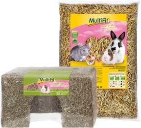 Produktbild von MultiFit Bio Heu und Stroh Streu und Heu Paket L 3 kg - 3 kg