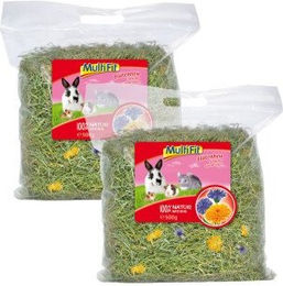 Produktbild von MultiFit Blütenheu für Kaninchen 2x500 g - 2 x 500 g