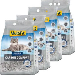MultiFit Carbon Comfort Klumpstreu mit Aloe Vera 4x12 l - 4 x 12 l – Bild 1 von 2