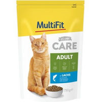 Produktbild von MultiFit Care Trockenfutter Katze Adult Lachs und Geflügel Sensitive ohne Zucker 750 g - 750 g