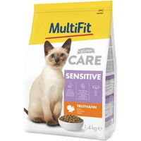 Produktbild von MultiFit Care Trockenfutter Katze Adult Sensitive Truthahn ohne Zucker 1,4 kg - 1,4 kg