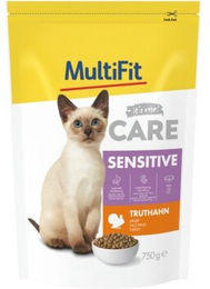MultiFit Care Trockenfutter Katze Adult Sensitive Truthahn ohne Zucker 750 g - 750 g – Bild 1 von 2