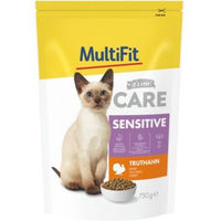 Produktbild von MultiFit Care Trockenfutter Katze Adult Sensitive Truthahn ohne Zucker 750 g - 750 g