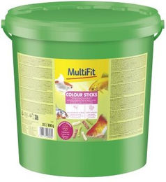 Produktbild von MultiFit Colour Sticks Color-Enhancing Fischfutter für Teichfische 10 kg