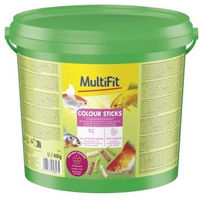 Produktbild von MultiFit Colour Sticks Color-Enhancing Fischfutter für Teichfische 5 kg