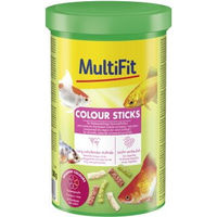 Produktbild von MultiFit Colour Sticks Fischfutter für farbenprächtige Teichzierfische 1 l