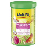 Produktbild von MultiFit Colour Sticks Fischfutter für Teichfische 1 l