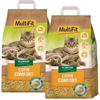 Produktbild von MultiFit Corn Comfort Klumpstreu 2x7 l - 2 x 7 l
