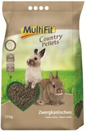 Produktbild von MultiFit Country Pellets Kaninchen Hauptfutter vegan ohne tierisches Protein und Zucker 10 kg - 10 kg