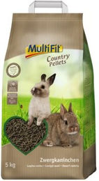 Produktbild von MultiFit Country Pellets Kaninchen Hauptfutter vegan ohne tierisches Protein und Zucker 5 kg - 5 kg
