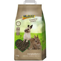 Produktbild von MultiFit Country Pellets Kaninchen Hauptfutter vegan ohne tierisches Protein und Zucker 5 kg - 5 kg