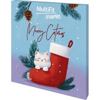 Produktbild von MultiFit Creamies Adventskalender Merry Catmas Katzen-Leckerli 24x15g