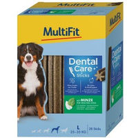 Produktbild von MultiFit DentalCare Mint Zahnpflege-Sticks für erwachsene Hunde Größe L Multipack 1080g