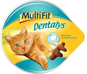 Produktbild von MultiFit Dentalys Zahnpflege Hundensnack Fisch 7x60g