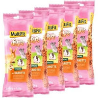 Produktbild von MultiFit Dippers Knabberstangen Karotte für Kaninchen 600g - 5 x 2 Stk.