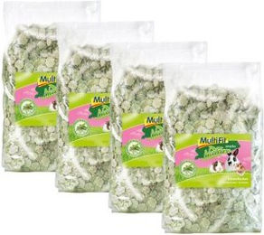 Produktbild von MultiFit Erbsenflocken für Kaninchen 4x1kg