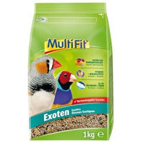 Produktbild von MultiFit Exotenfutter Hauptfutter für Vögel mit Insekten sowie Weich- und Krustentieren 1kg - 1 kg