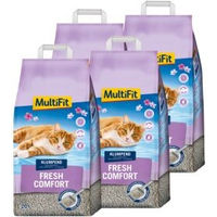 Produktbild von MultiFit Fresh Comfort Klumpstreu für Katzen 4x20 l - 4 x 20 l