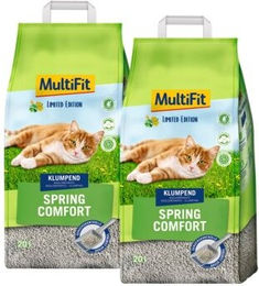 Produktbild von MultiFit Fresh Comfort Klumpstreu Wiesenduft 2x20 l