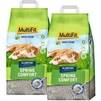 Produktbild von MultiFit Fresh Comfort Klumpstreu Wiesenduft 2x20 l