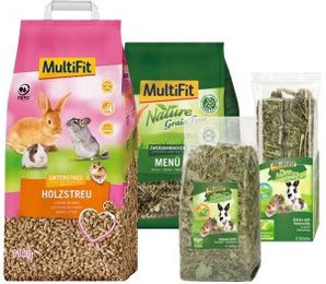 Produktbild von MultiFit Futterpaket für Zwergkaninchen getreidefrei