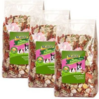 Produktbild von MultiFit Gemüseflocken Snack für Kaninchen vegan ohne tierisches Protein 3x750g - 3 x 750 g