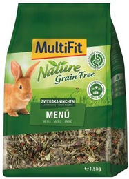 Produktbild von MultiFit Getreidefreies Hauptfutter für Zwergkaninchen Sensitive Vegan 1,5 kg - 1,5 kg