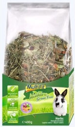 Produktbild von MultiFit Grain Free Herbs Hauptfutter für Zwergkaninchen 400g getreidefrei - 400 g