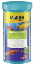 Produktbild von MultiFit Green Flakes Süßwasser Fischfutter 250ml