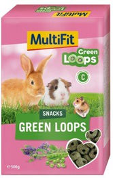 MultiFit Green Loops Kaninchen Leckerli 500 g – Bild 1 von 2