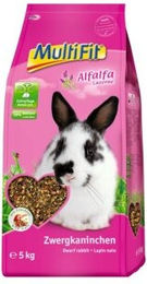Produktbild von MultiFit Hauptfutter für Zwergkaninchen mit Alfalfa ohne tierisches Protein 5 kg - 5 kg