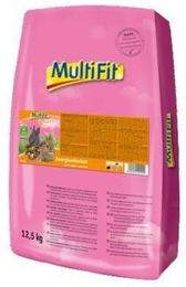 Produktbild von MultiFit Hauptfutter für Zwergkaninchen mit Karotte ohne Zucker und Konservierungsstoffe 12,5 kg - 12,5 kg