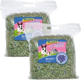 Produktbild von MultiFit Heu mit Kornblume für Kleintiere und Nager 2x500g - 2 x 500 g