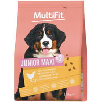 Produktbild von MultiFit Hundefutter Junior Maxi Geflügel und Reis 2,5 kg