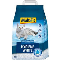 Produktbild von MultiFit Hygiene White Katzenstreu nicht-klumpend 20 l - 20 l