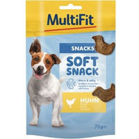 Produktbild von MultiFit Katze Soft Snack Huhn 6 x 70 g