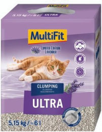 Produktbild von MultiFit Katzenstreu Ultra Klumpstreu Duftedition 6l