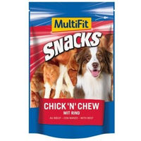 Produktbild von MultiFit Kausnack Chick'n chew mit Huhn und Rind monoprotein 2x100 g