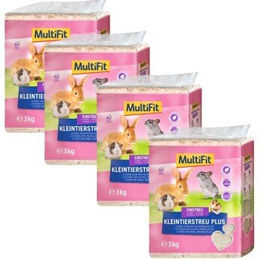 Produktbild von MultiFit Kleintierstreu Plus für Kaninchen 4x3 kg