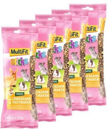 Produktbild von MultiFit Knabberstangen für Kaninchen mit Löwenzahn und Pastinaken 5x2 Stück