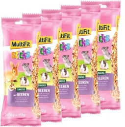 Produktbild von MultiFit Knabberstangen mit Beeren für Kaninchen 5x2 Sticks