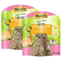 Produktbild von MultiFit Knusper-Glocke Kräcker Löwenzahn 2x125g - 2 x 125 g