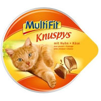 Produktbild von MultiFit Knuspys Leckerli Huhn und Käse 7x60g
